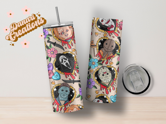Horror Movie Characters Tumbler