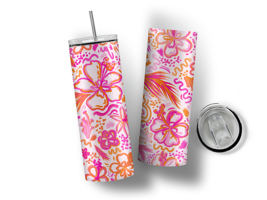 Tropical Hibiscus Tumbler