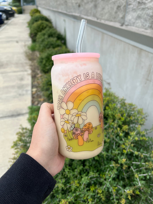 Anxiety Glass Cup