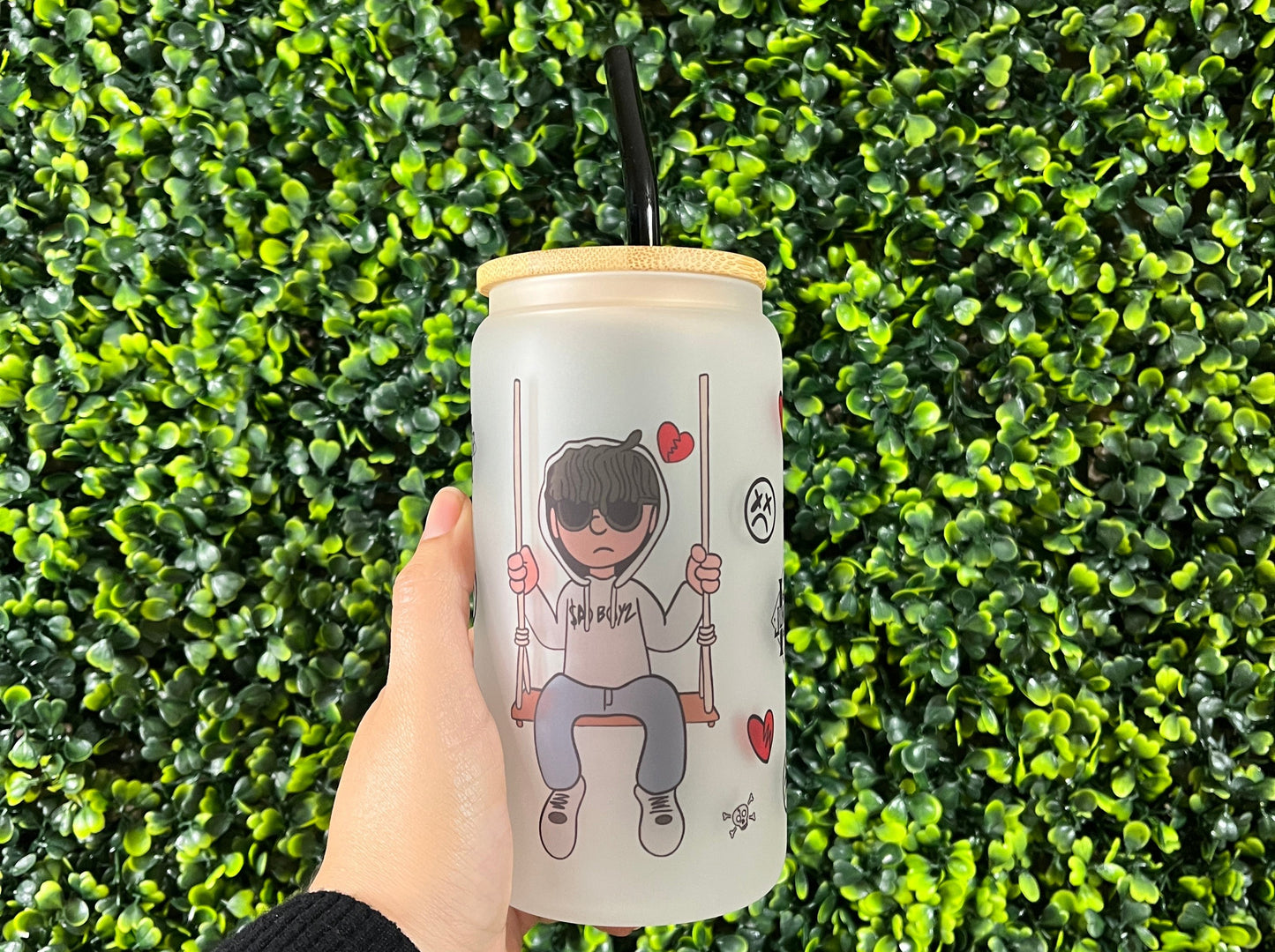 Sad Boyz 4 Life Glass Cup