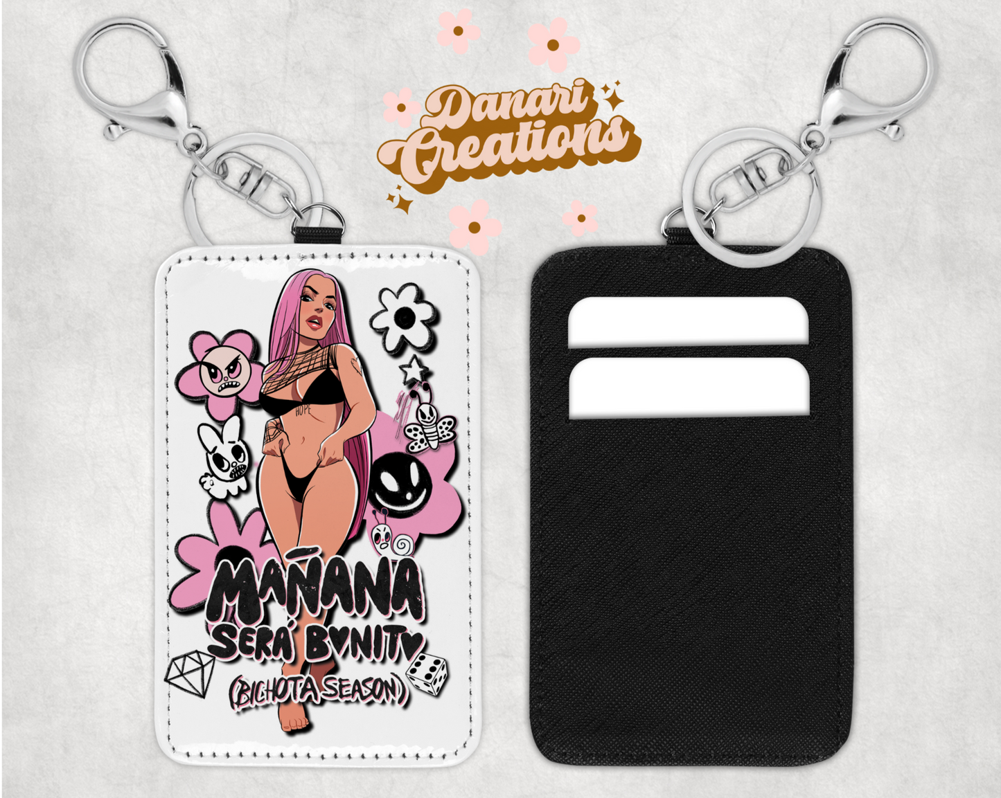 Karol G Card Holder Keychain