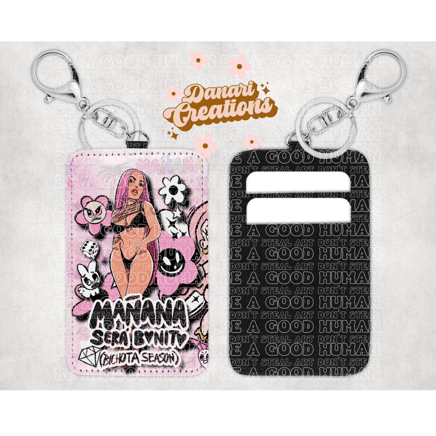 Mañana Sera Bonito Card Holder Keychain | Bichota Season