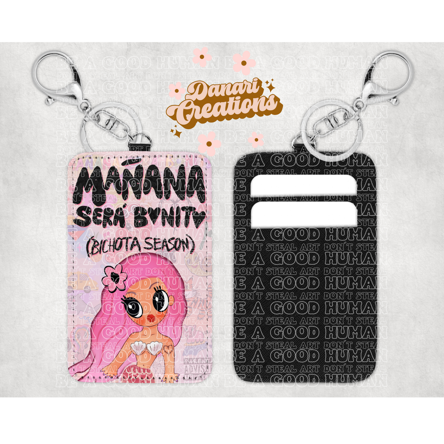 Mañana Sera Bonito Card Holder Keychain | Bichota Season