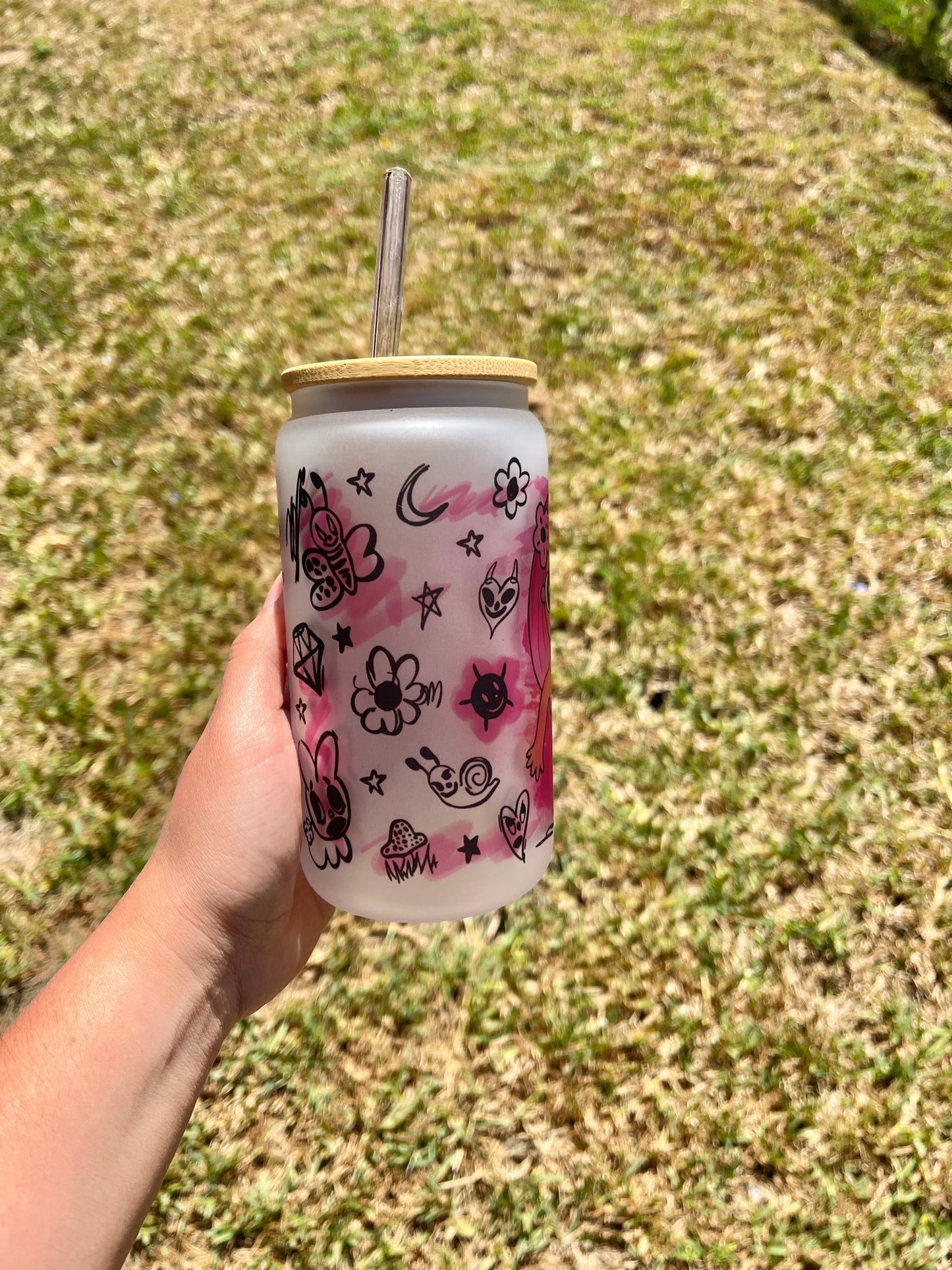 Bichota Season Mermaid Glass Cup