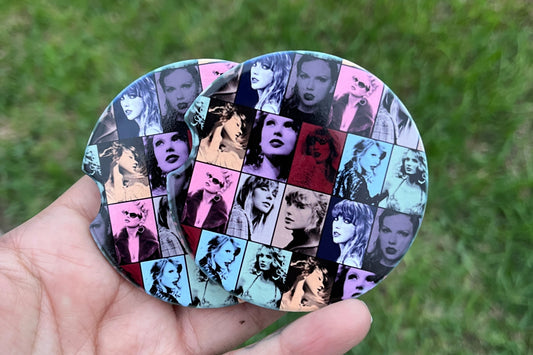 Taylor Swift Eras Car Coasters