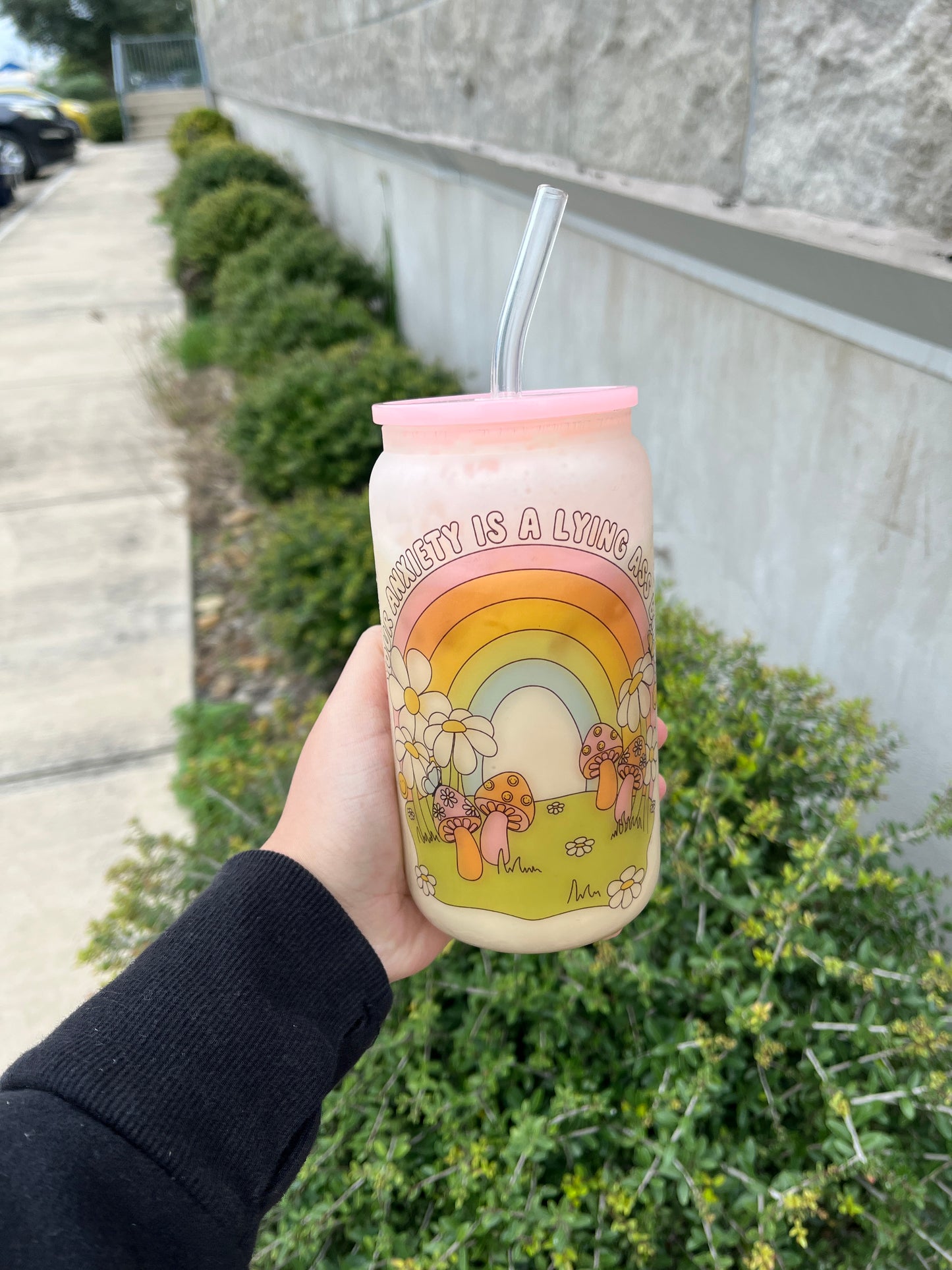 Anxiety Glass Cup