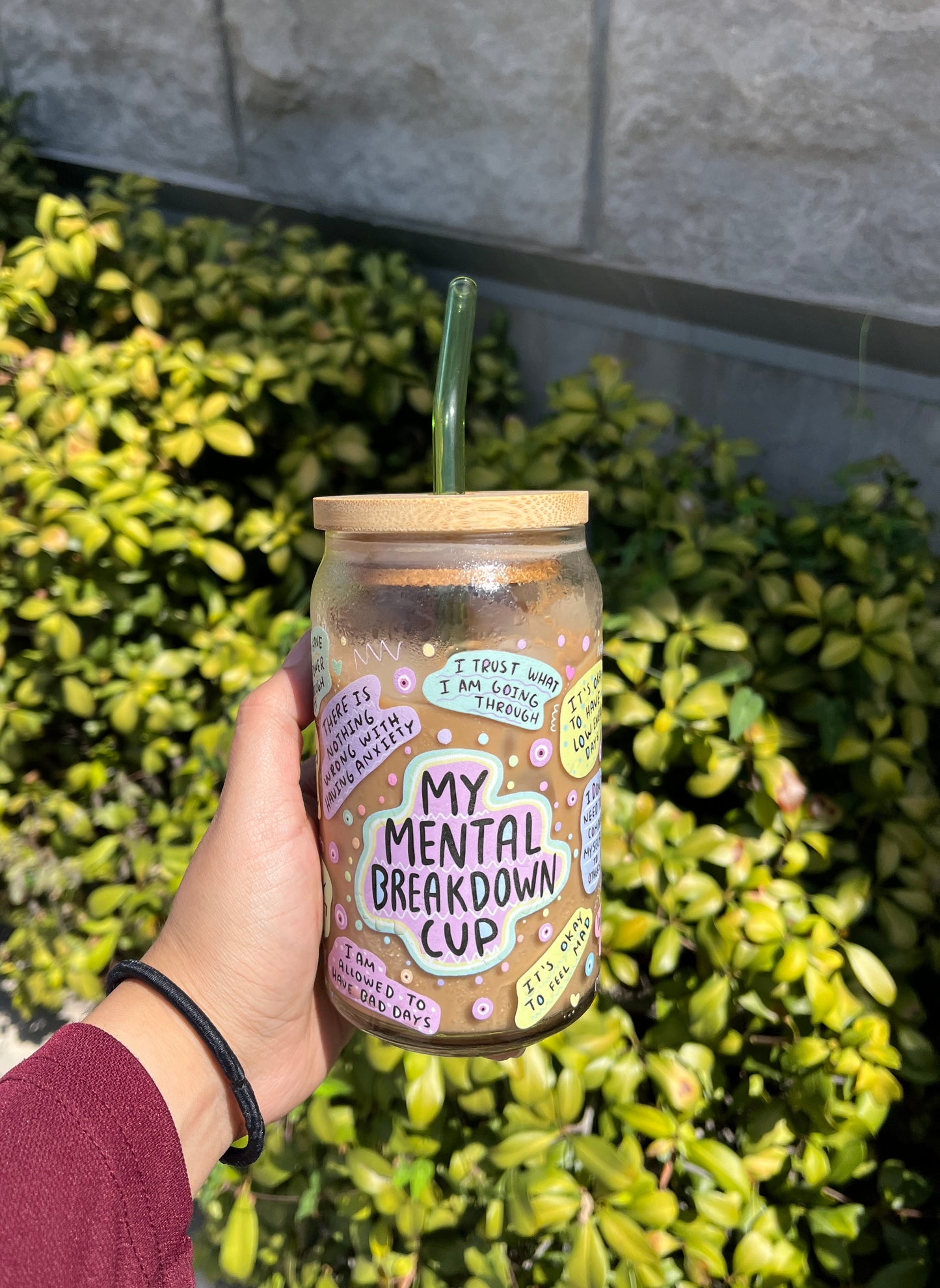 My Mental Breakdown Glass Cup
