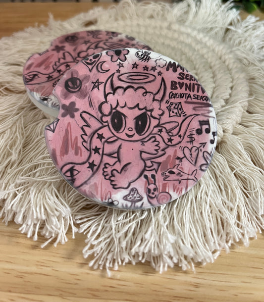 Mañana Sera Bonito Car Coasters | Bichota Season