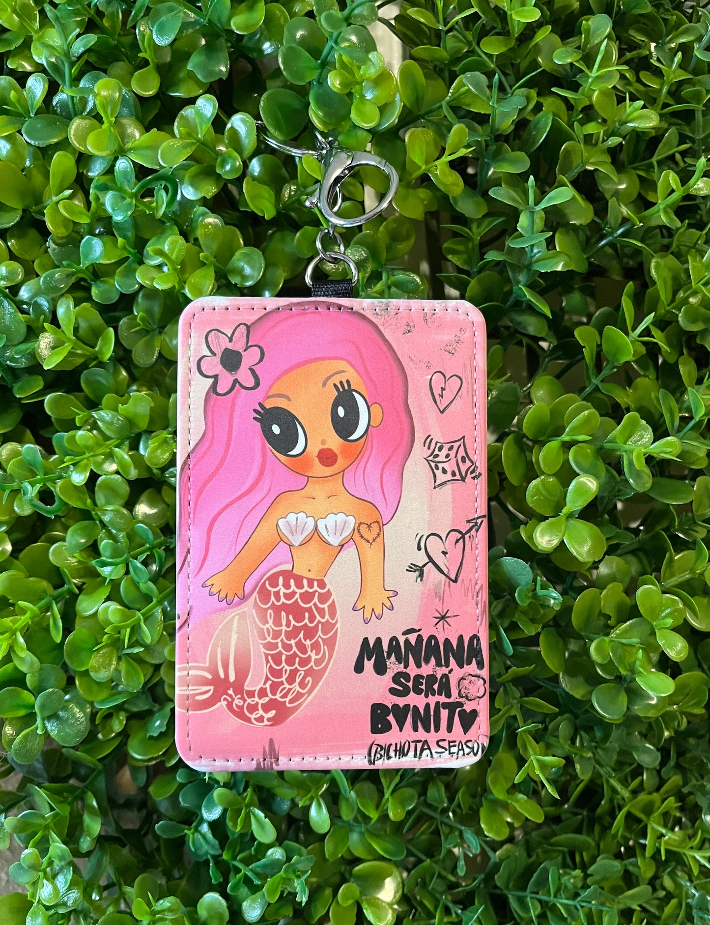 Mañana Sera Bonito Card Holder Keychain | Bichota Season