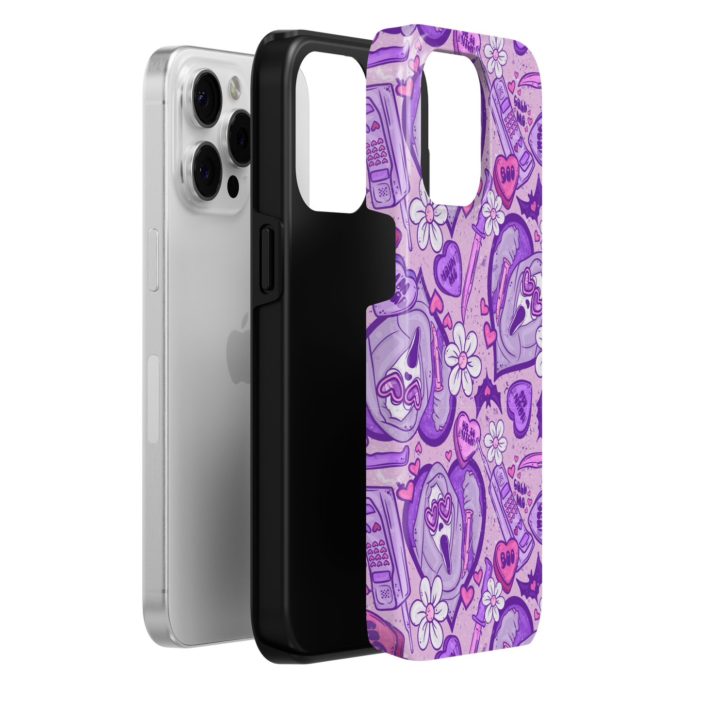 Retro Ghost Face Phone Case