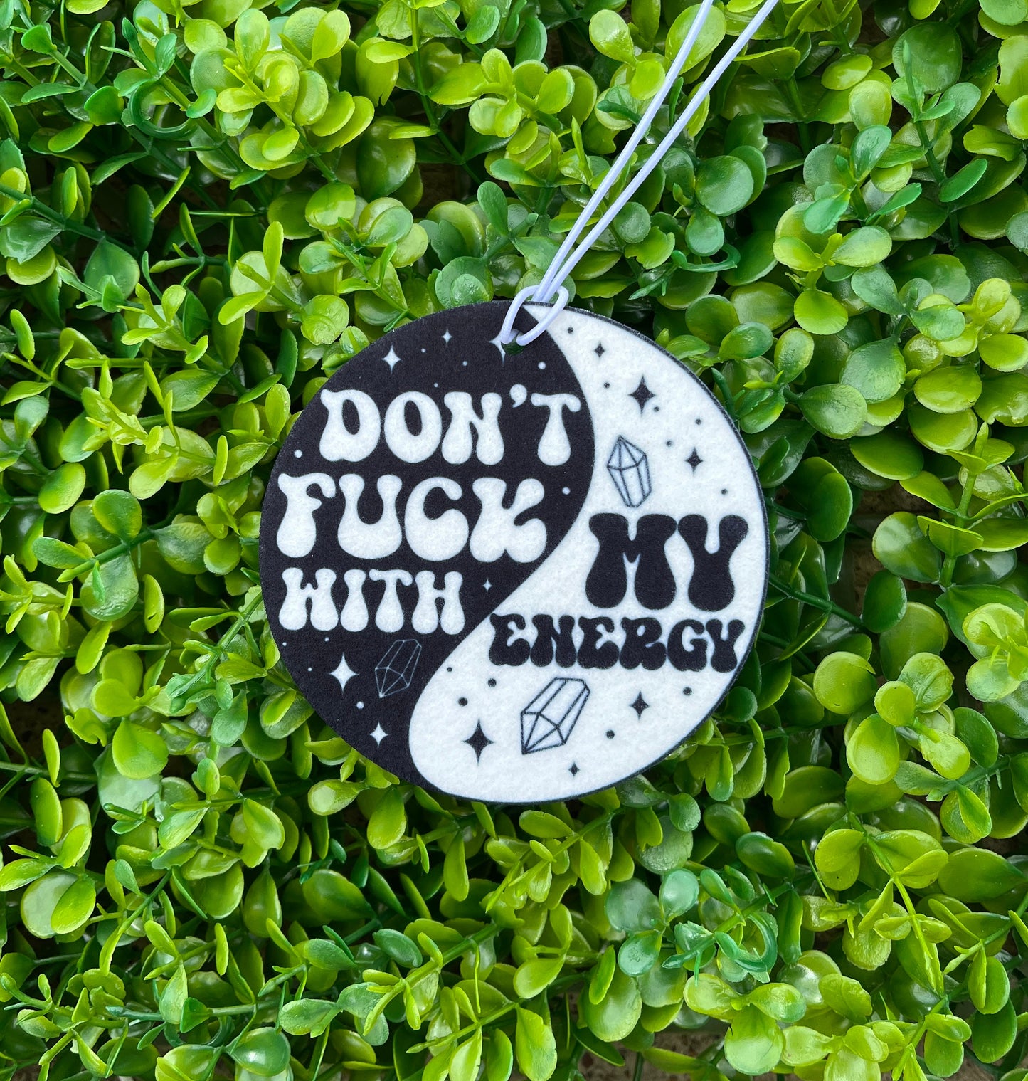 Yin Yang Trendy Sweary Car Air Freshener