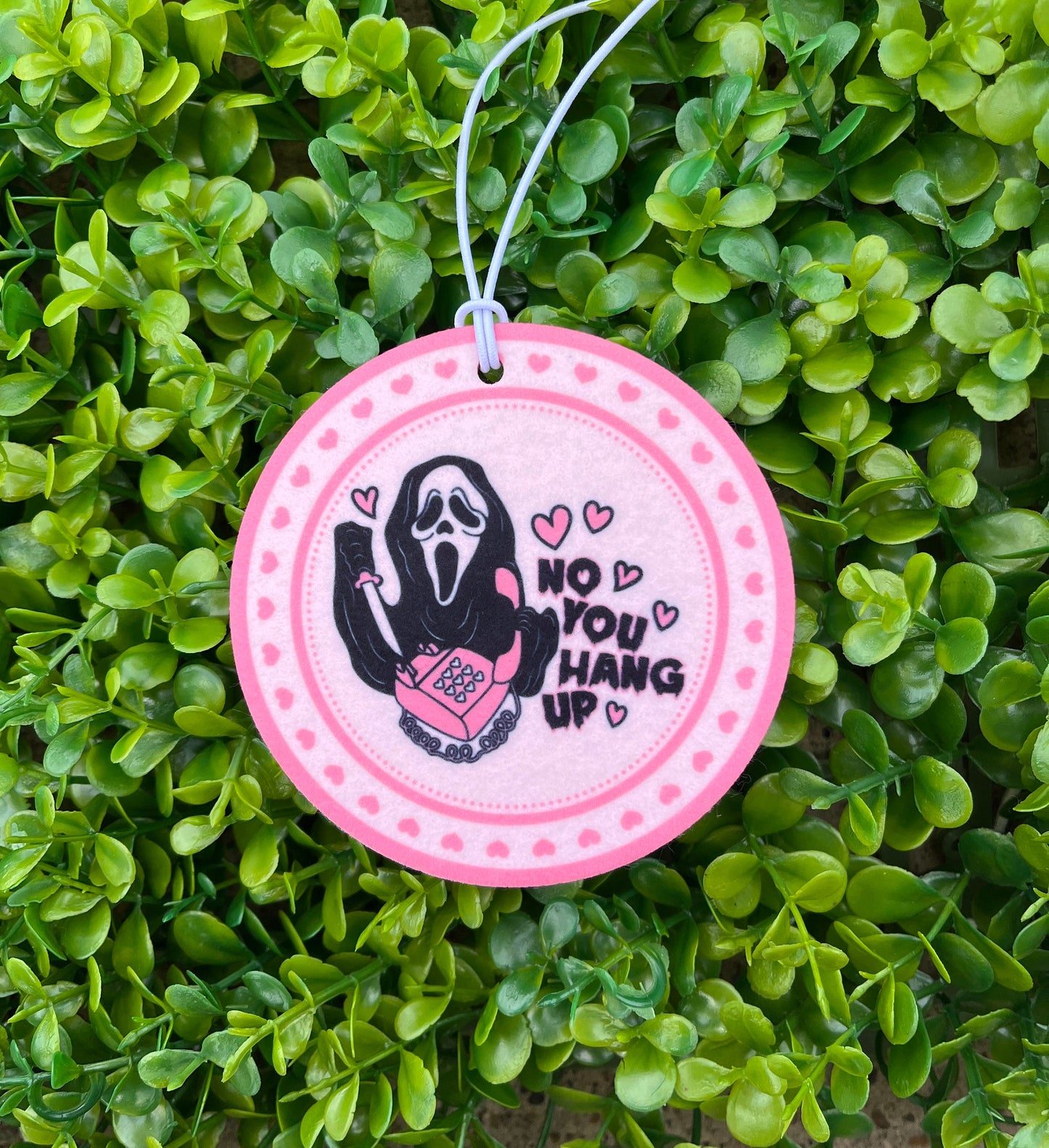 Spooky Phone Call Car Air Freshener | Ghost Face Air Freshener