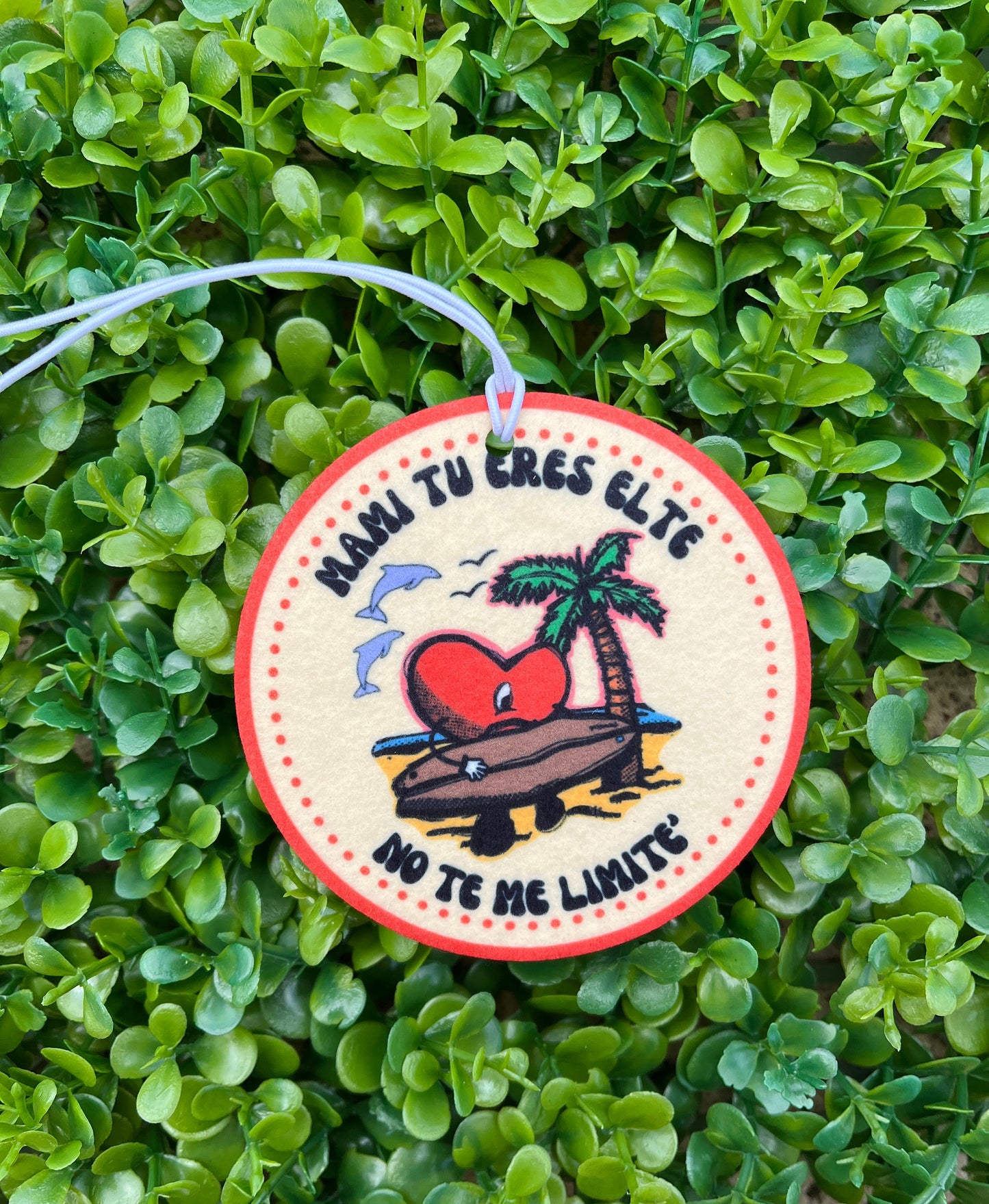 Bad Bunny Car Air Freshener | Mami Tu Eres Elite Car Freshener