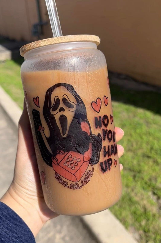 Ghostface Glass Cup | Scary Movie