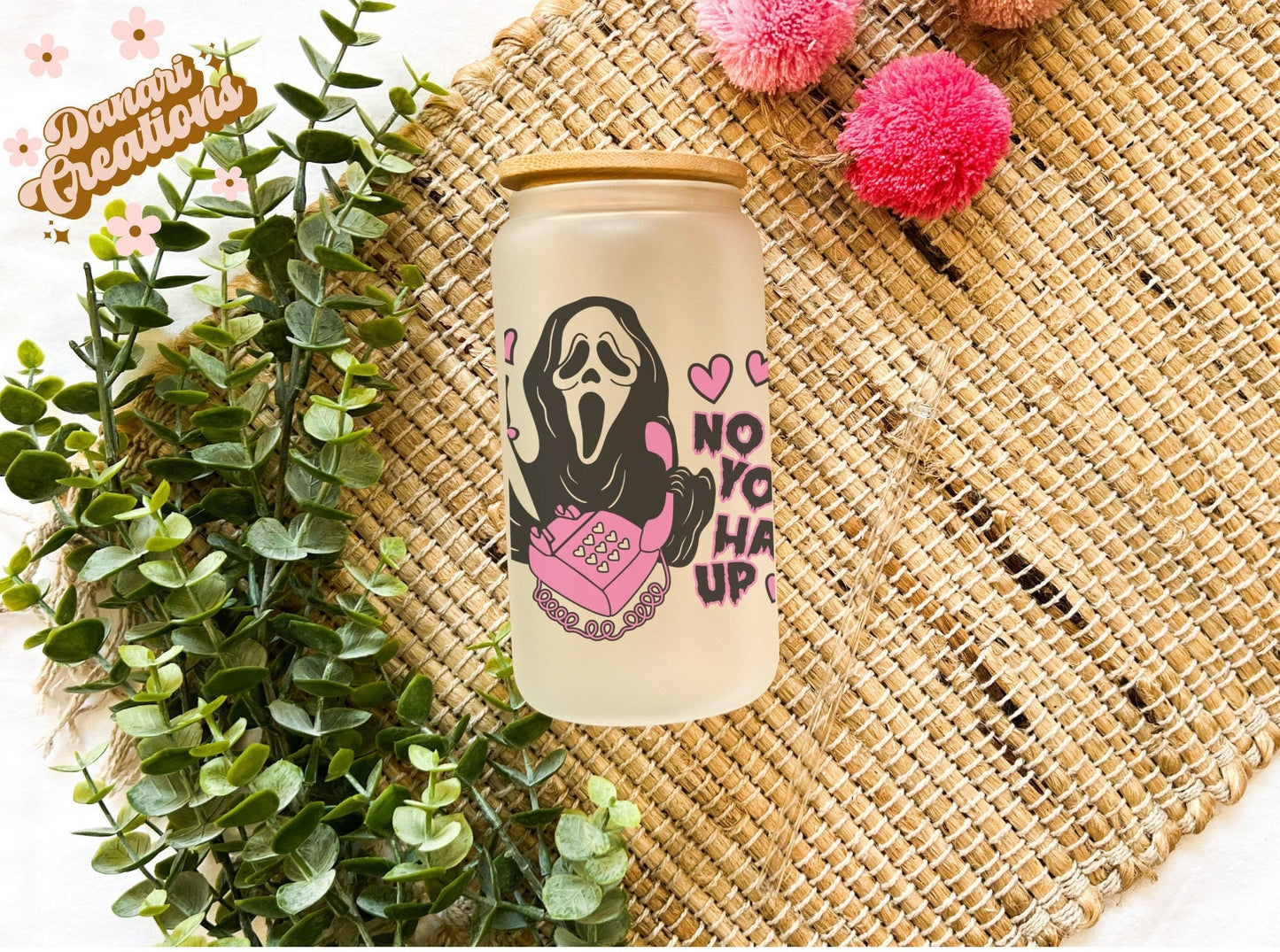 Ghostface Glass Cup | Scary Movie