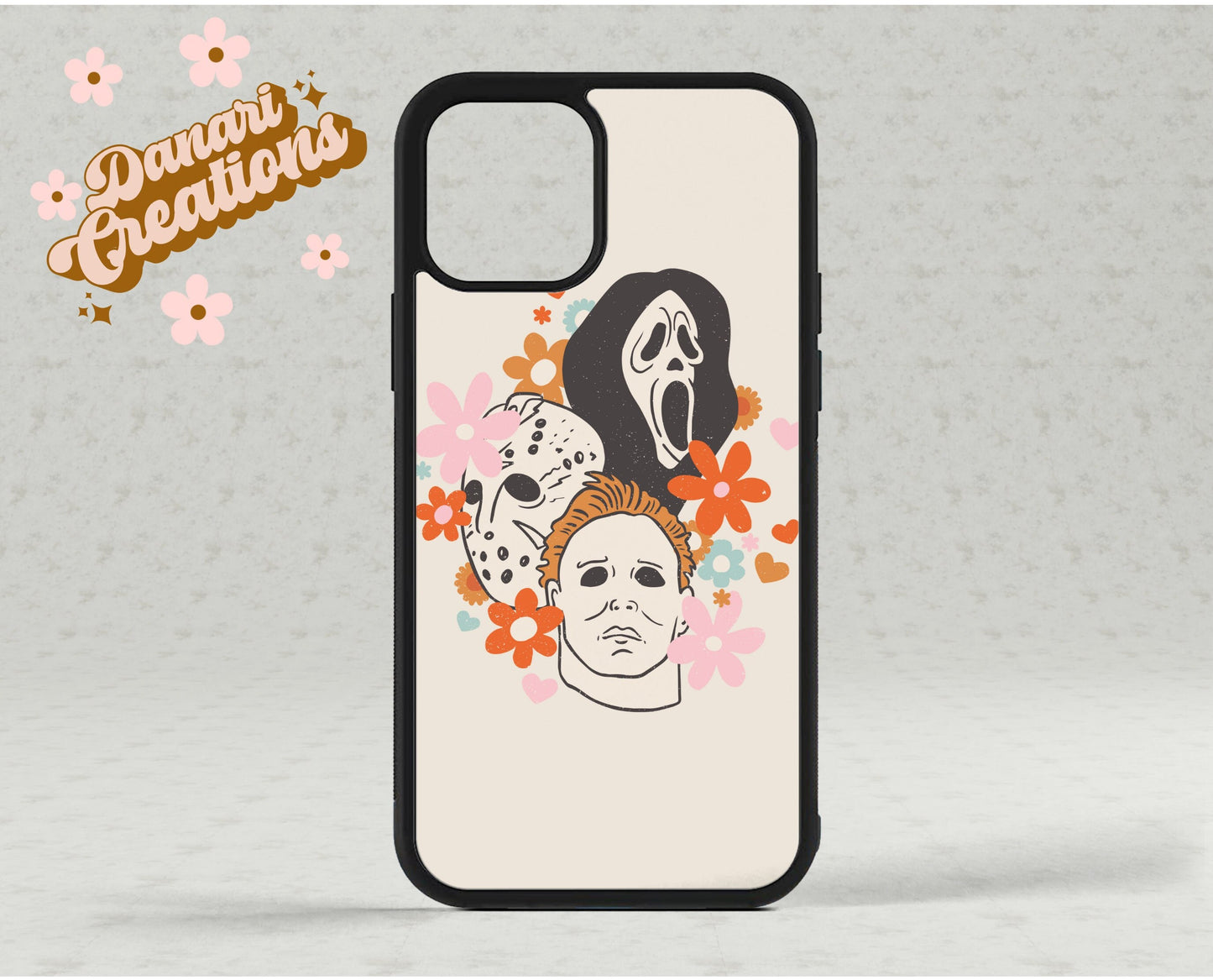 Retro Vibes Horror Movie Phone Case