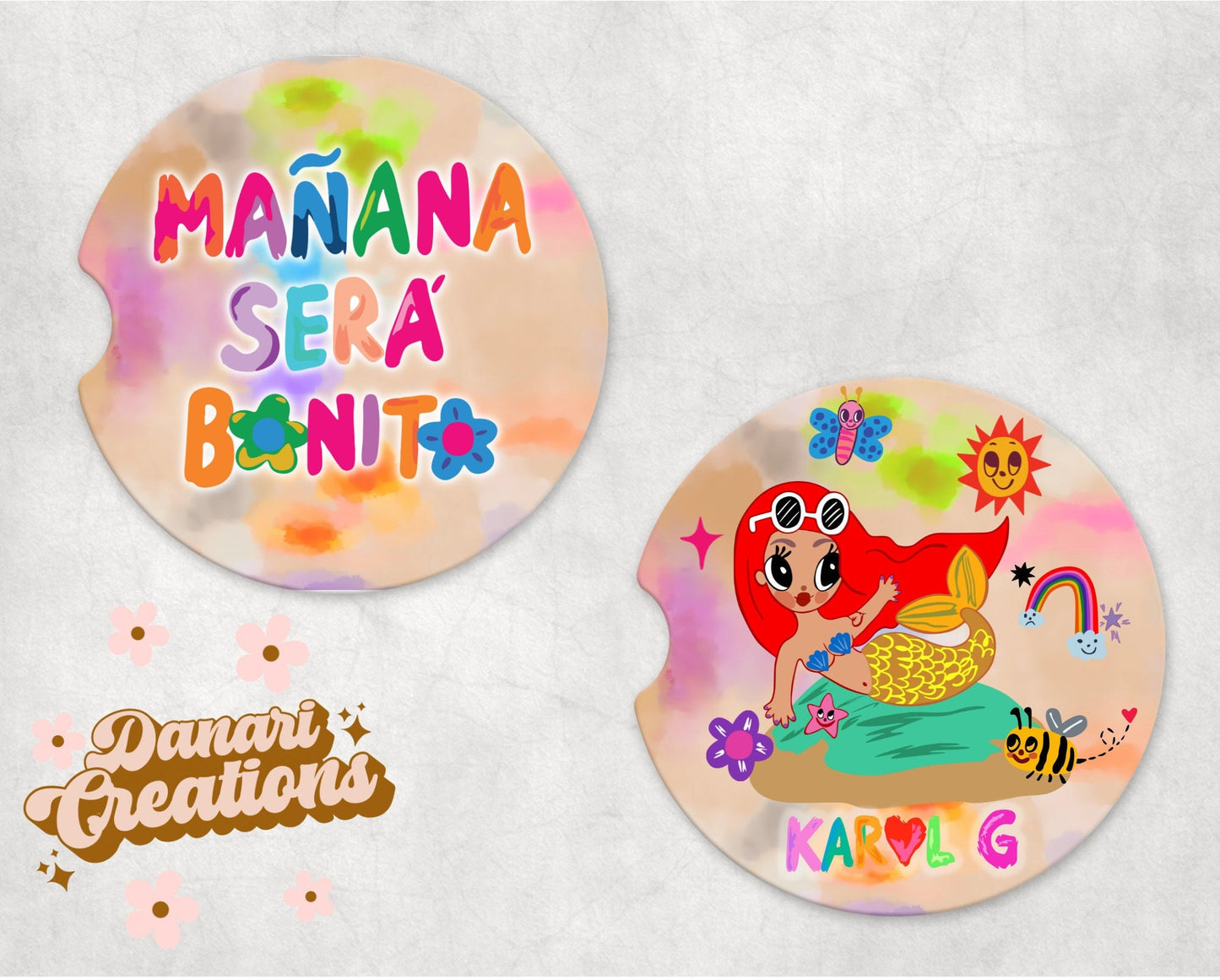 Mañana Sera Bonito Car Coasters | Karol G