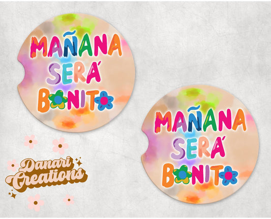 Mañana Sera Bonito Car Coasters | Karol G