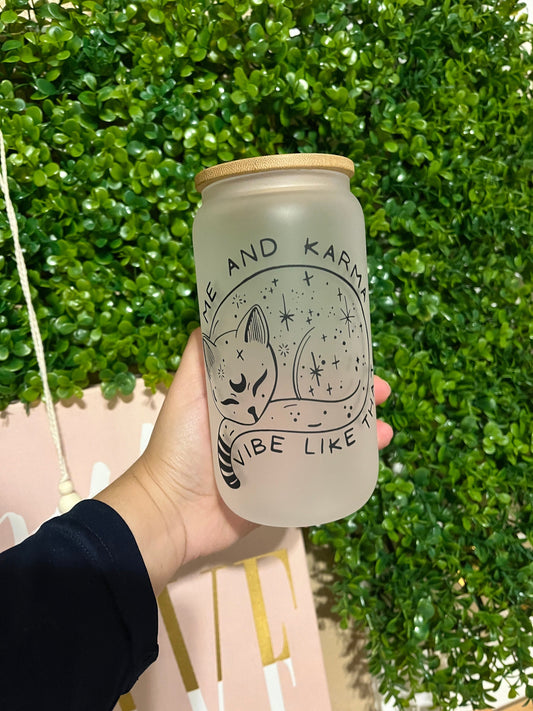 Me and Karma Vibe Like That Glass Cup | Taylor Swift