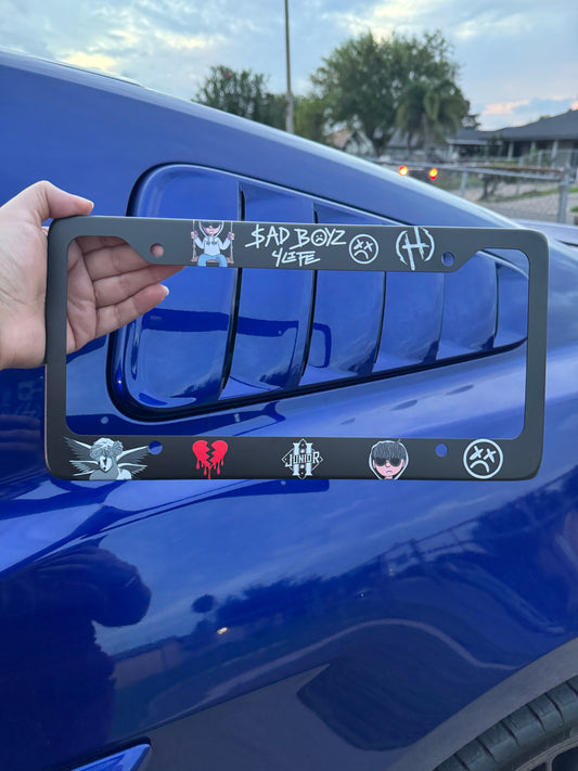 Junior H Sad Boyz 4 Life License Plate Frame