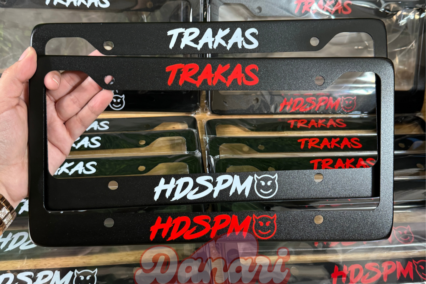 TRAKAS License Plate Frame