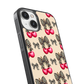 Checkered Coquette Phone Case