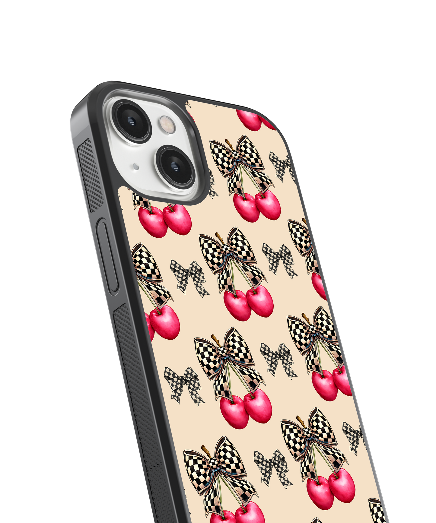 Checkered Coquette Phone Case