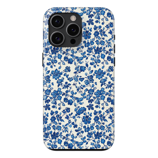 Ditsy Vintage Blue Floral Phone Case