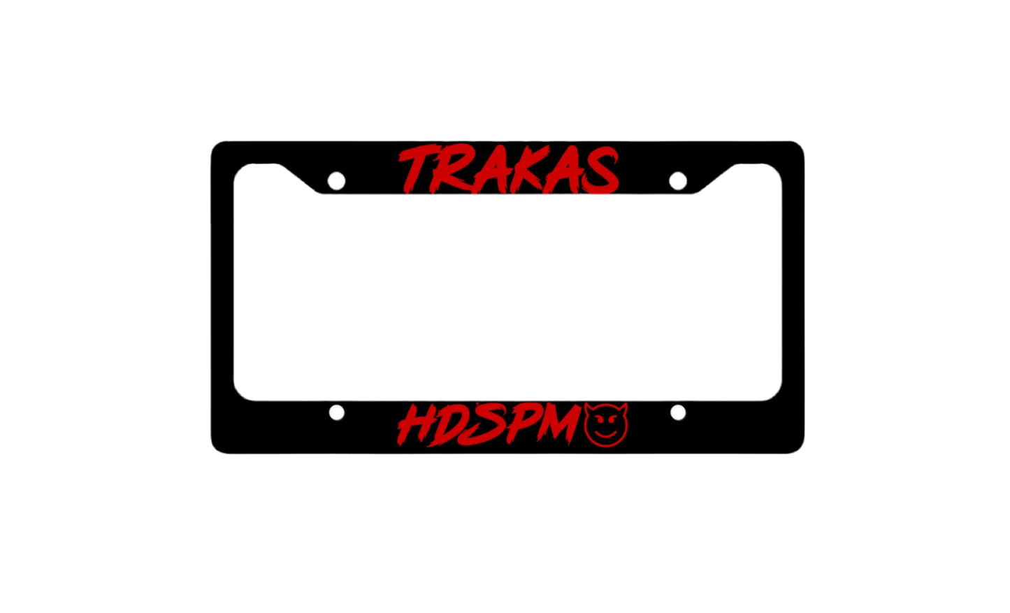 TRAKAS License Plate Frame