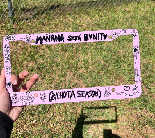 Bichota Season License Plate Frame