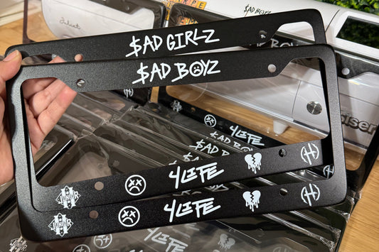 Sad Girlz 4 Life License Plate Frame