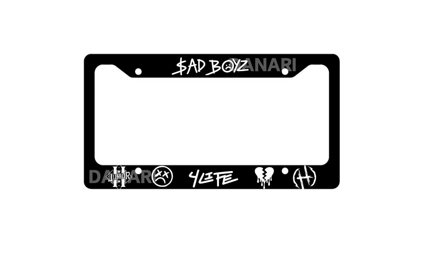 Sad Boyz 4 Life License Plate Frame