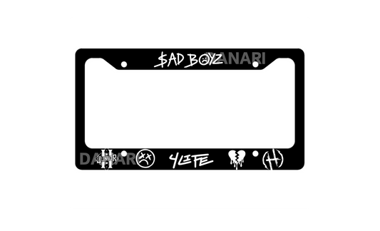 Sad Boyz 4 Life License Plate Frame