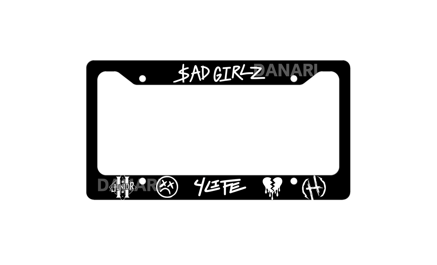 Sad Girlz 4 Life License Plate Frame