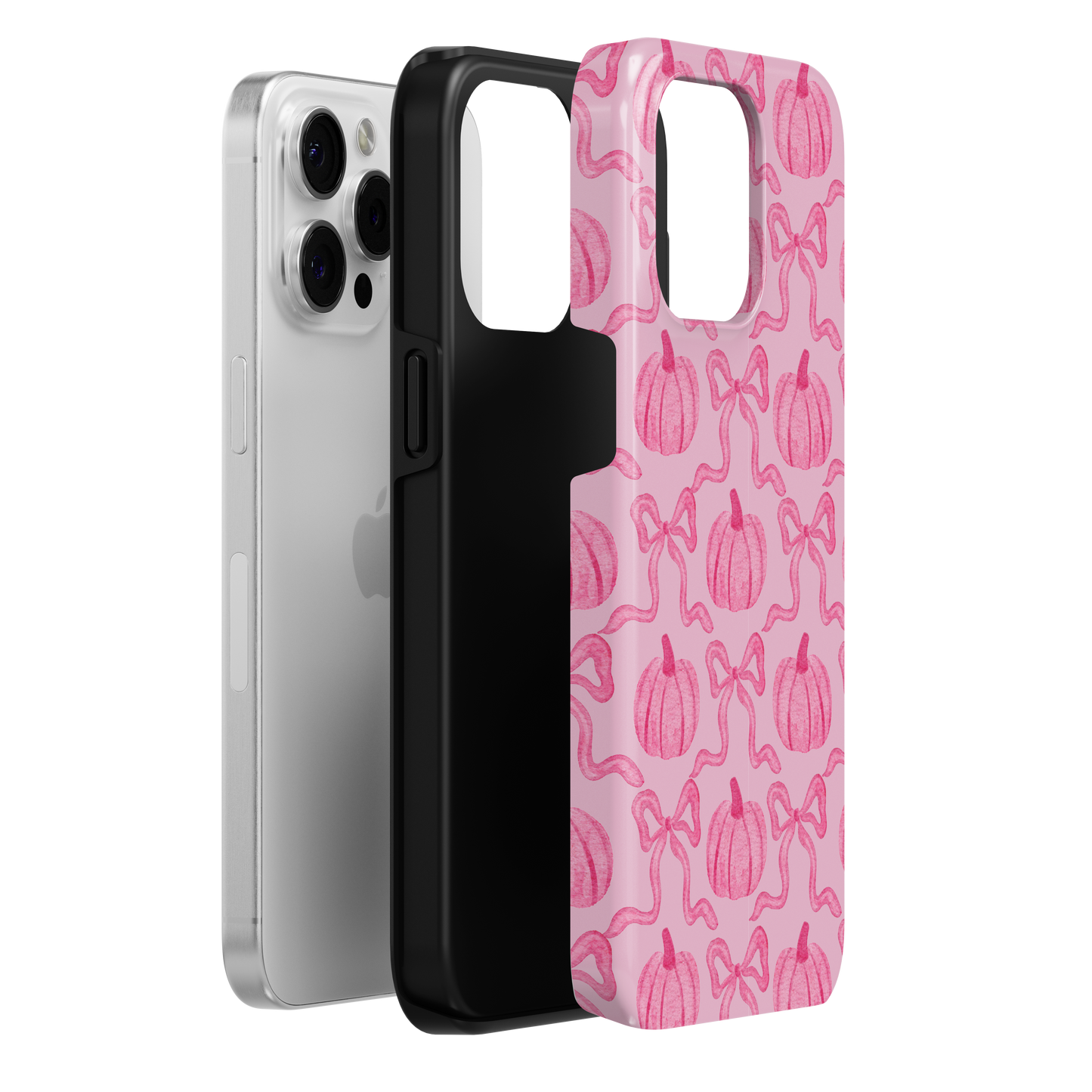 Pink Pumpkin Coquette Phone Case