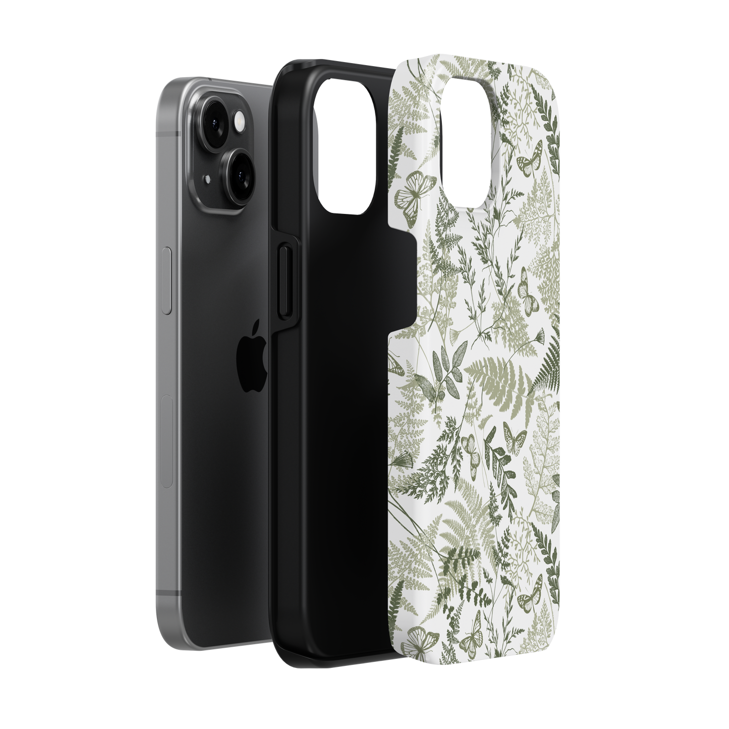 Sage Floral Garden Phone Case