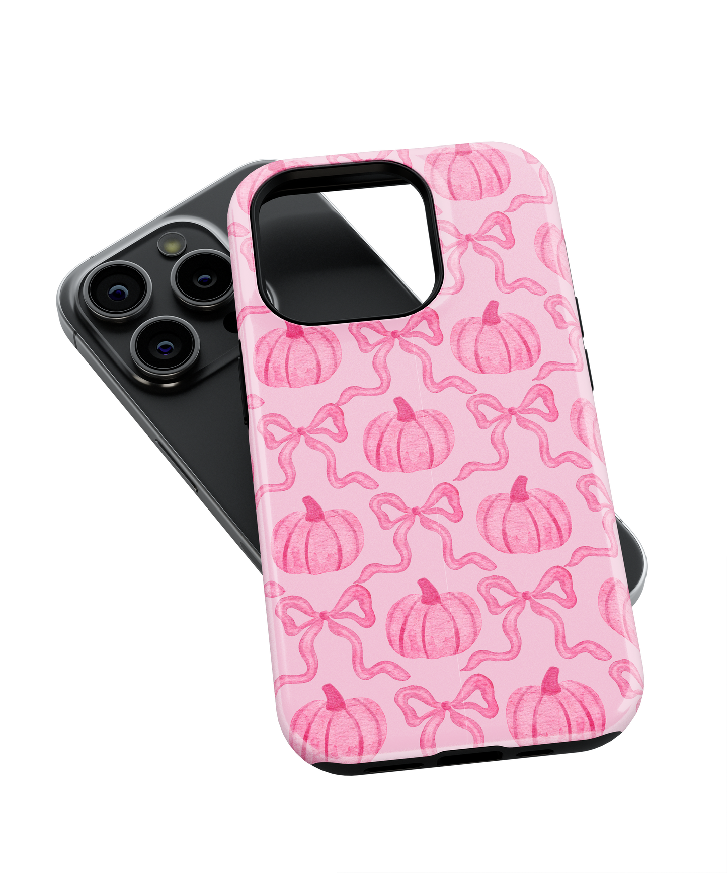 Pink Pumpkin Coquette Phone Case