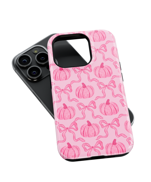 Pink Pumpkin Coquette Phone Case