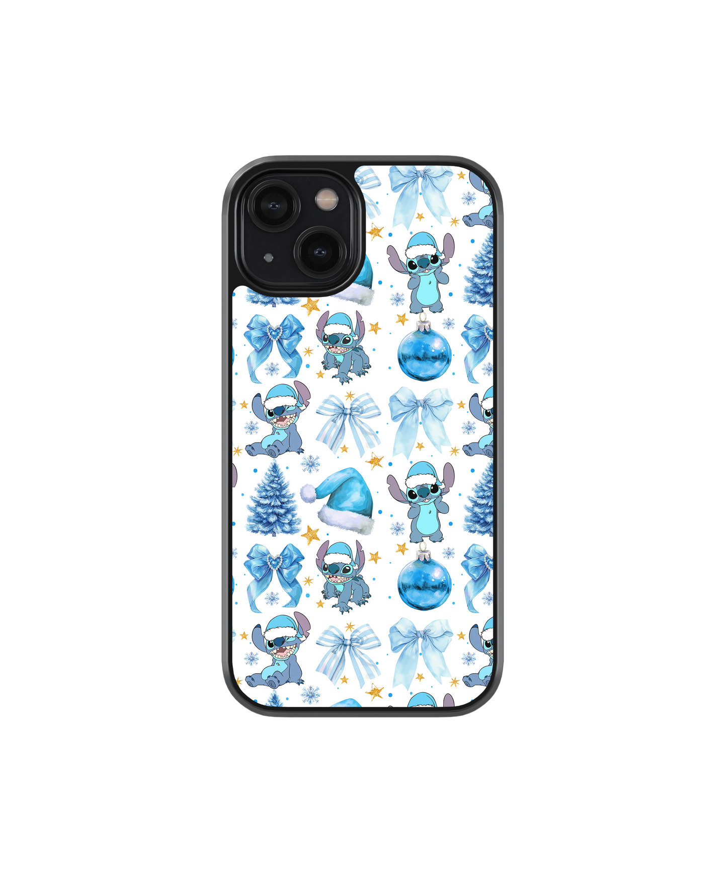 Stitch Christmas Coquette Phone Case