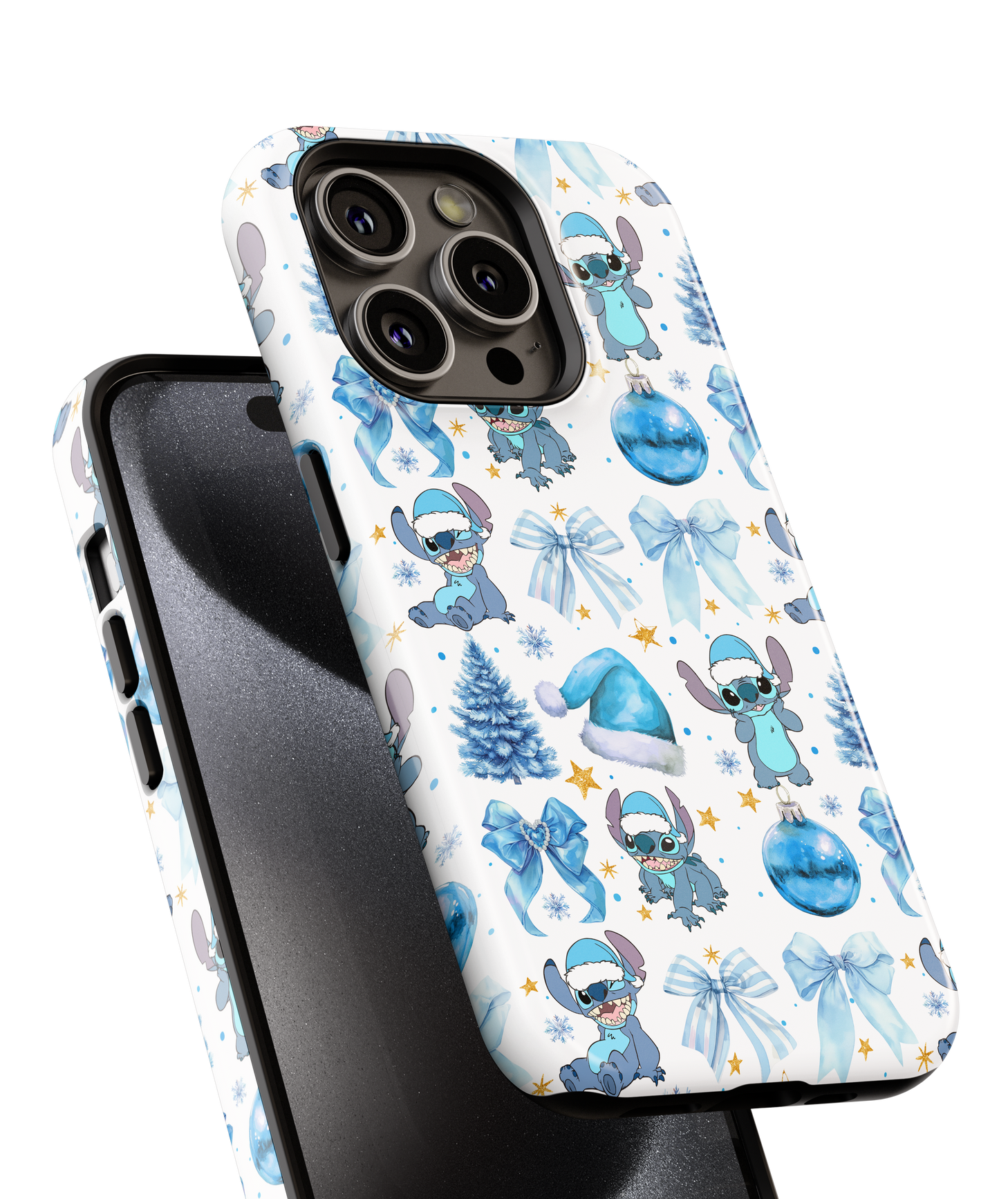 Stitch Christmas Coquette Phone Case