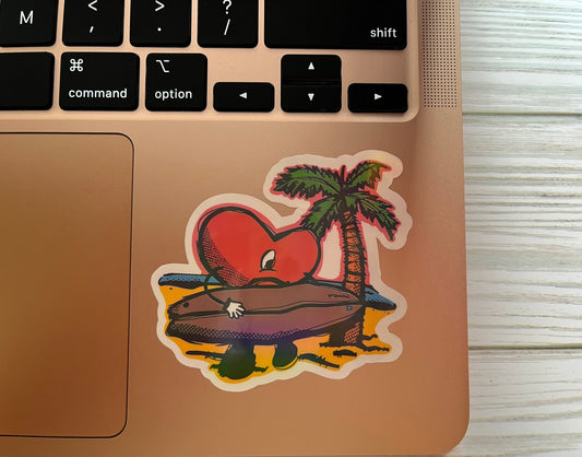 Bad Bunny Waterproof Sticker | Un Verano Sin Ti Sticker | Holographic Sticker