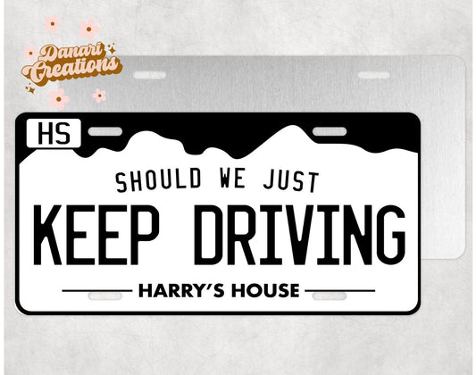 Should We Just Keep Driving Vanity License Plate