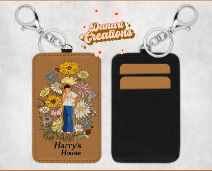 Harry Styles Card Holder Keychain | Credit Card Holder