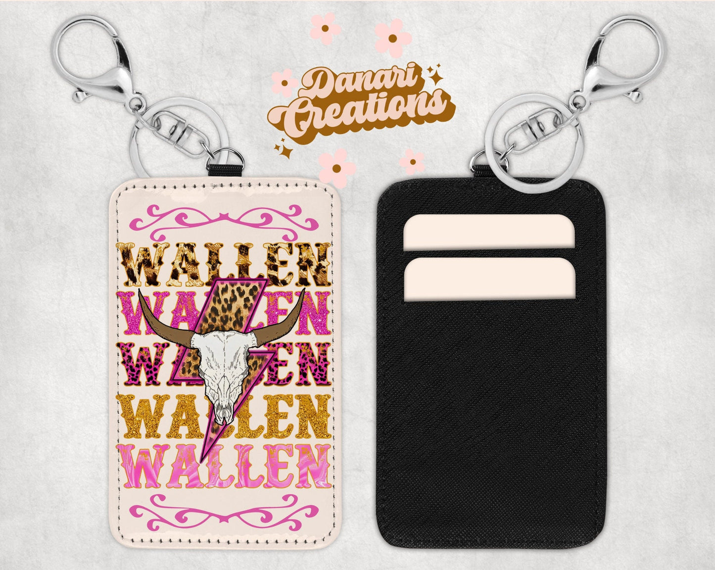 Wallen Card Holder Keychain