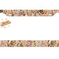 Floral Embroidery Print License Plate Frame