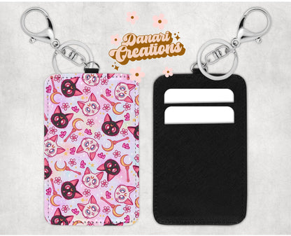 Sailor Moon Card Holder Keychain
